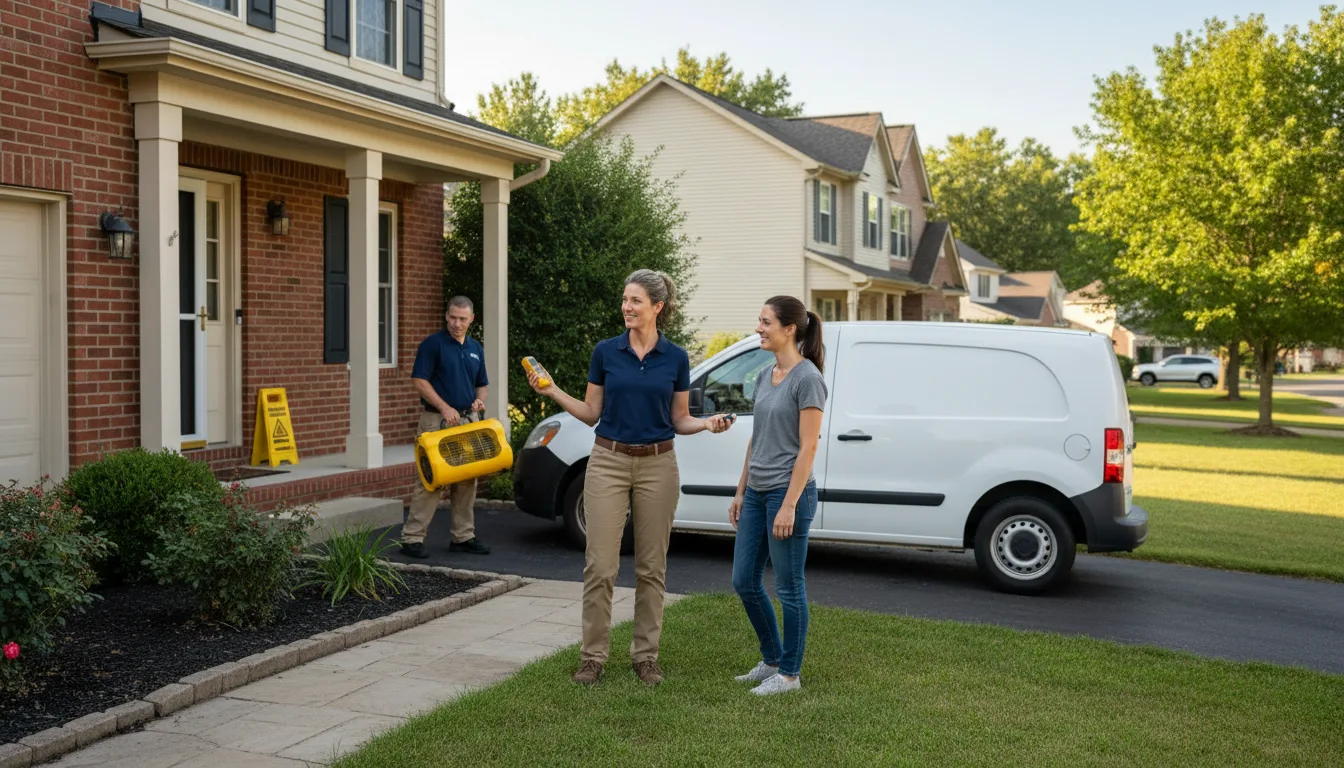 Water restoration image for Home Water Damage Repair in Manchester, WA